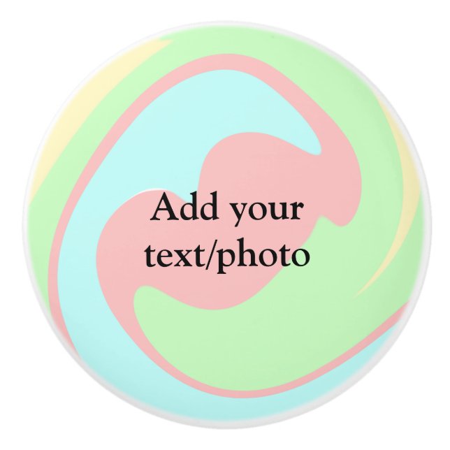 Simple acrylic pour marble add your text name cust knopp (Framsidan)