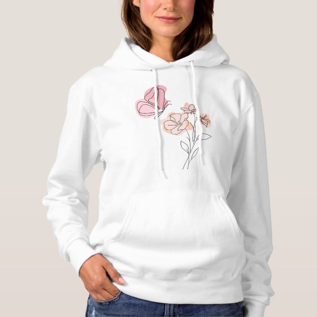 simple aesthetic hoodie t shirt (Framsida)