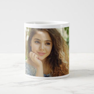 Simple and Chic Personalized Photo Jumbo Mugg
