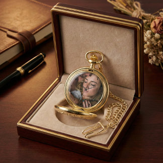 Simple and Elegant Love You Forever Photo Armbandsur