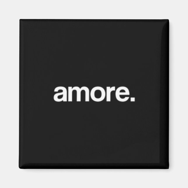 Simple And Unique Amore Valentine's Day Design  Magnet (Framsidan)