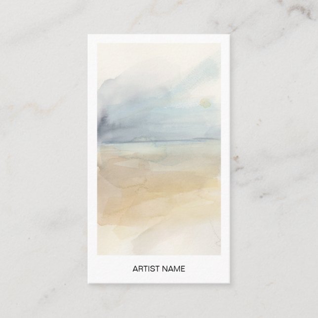 Simple Art Photo Artist Visitkort (Framsida)