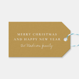 Simple Aztec Guld Presentetikett