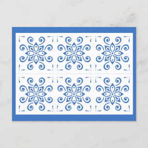 Simple Azulejo Vykort
