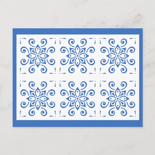 Simple Azulejo Vykort (Framsida)