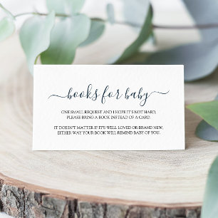 Simple Baby Shower Bok för Baby Tilläggskort