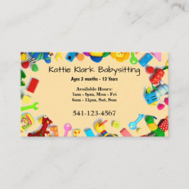 Simple Babyworking Affärskorts Visitkort