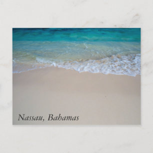 Simple Bahamian Beach Vykort