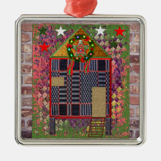 Simple Bahay Kubo Julgransprydnad Metall