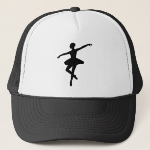 Simple Ballet Black White Ballerina Keps