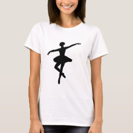 Simple Ballet Black White Ballerina Tröja