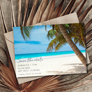 Simple Beach Photo Destination Wedding Spara Datumet