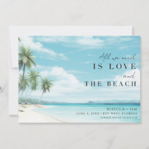 Simple Beach Wedding Photo Spara Datumet
