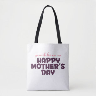 Simple Best Mamma någonsin Mors dag Tote Bag Tygkasse