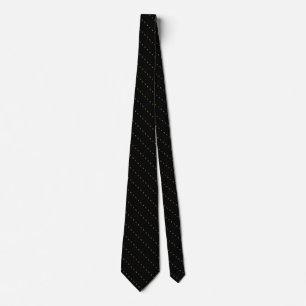 Simple Black and Guld Triangles Diagonal Mönster Slips