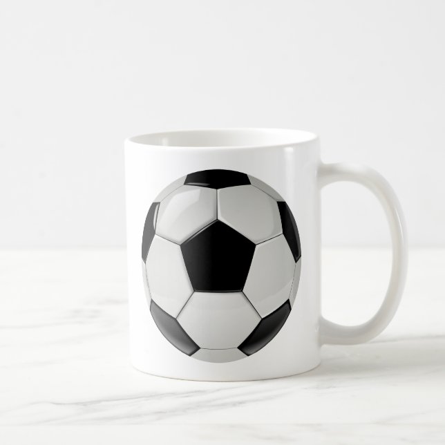 Simple Black and White Ocer Ball Mugg (Höger)