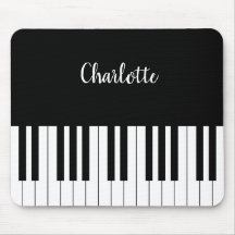 Simple Black and White Piano Tangentbord