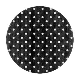 Simple black and white polka dots