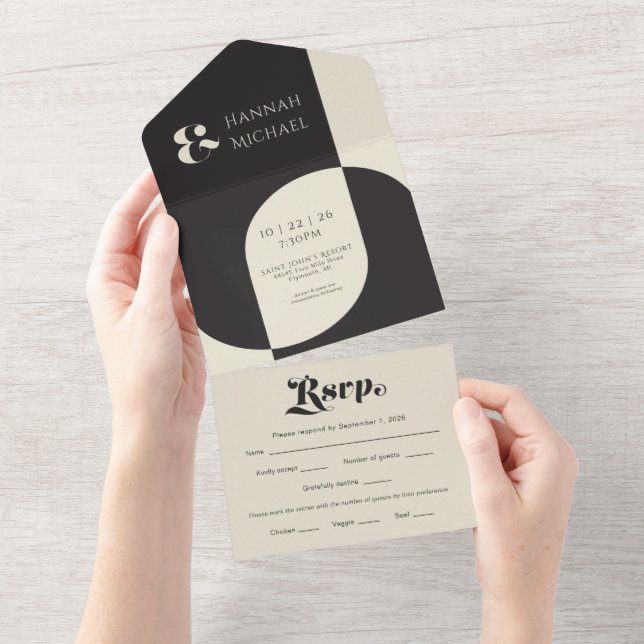 Simple Black Cream Retro (Tearaway)