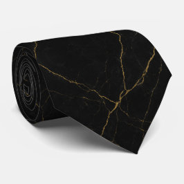 Simple Black Marble Texture with Subtle Gold Veins Slips