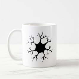 Simple Black Neuron Design Kaffemugg