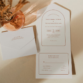 Simple Boho Arch Ivory Bröllop OSA