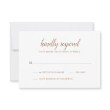 Simple Boho Burnt Orange Rust Terracotta Bröllop