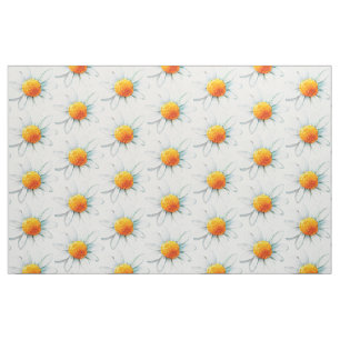Simple Boho Daisy Mönster Tyg