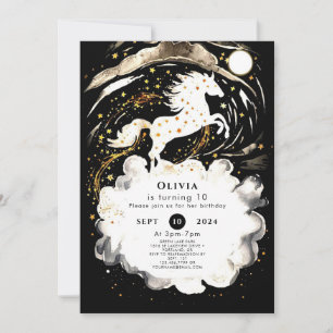 Simple Boho Horse Birthday Inbjudningar