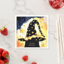 Simple Boho Roligt Wizard Birthday