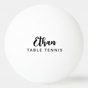 Simple Bord-Tennis Script Namn Ping-Pong Ball Pingisboll