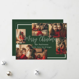 Simple Border Holiday Card Julkort