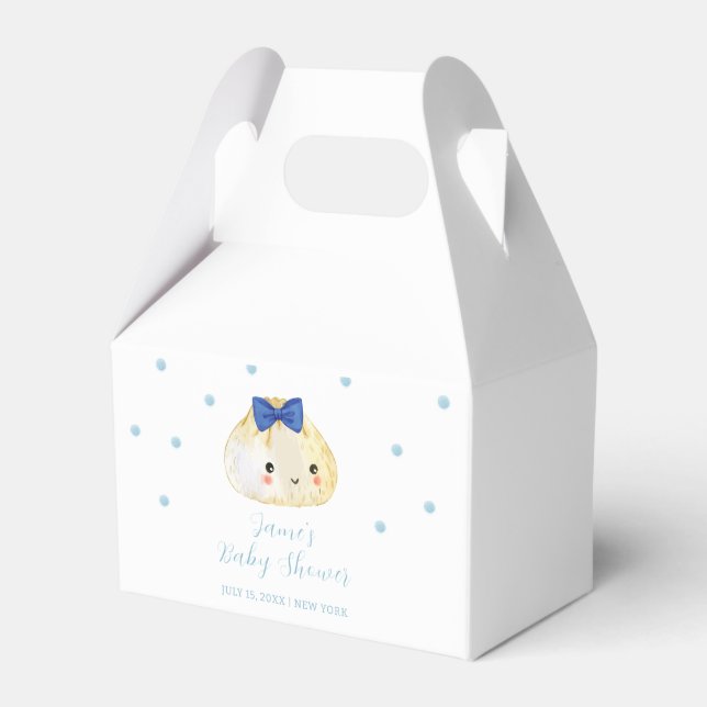 Simple Boy Little Dumpling Baby Shower Presentaskar (Framsidan Sidan)