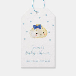 Simple Boy Little Dumpling Baby Shower Presentetikett
