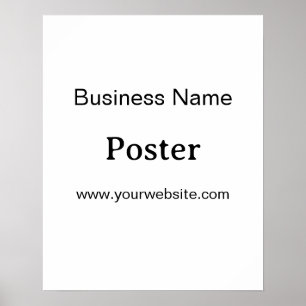 Simple Brand Promotion Standard Halvblank 16"x20" Poster