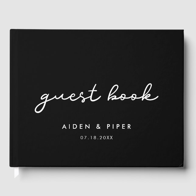 Simple bröllop gästböcker (Framsida)