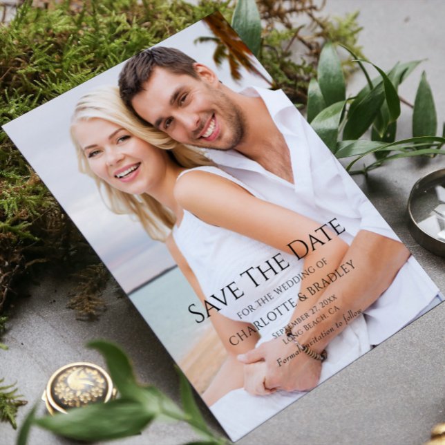 Simple Bröllop spara datum Photo Bild Spara Datumet (Skapare uppladdad)