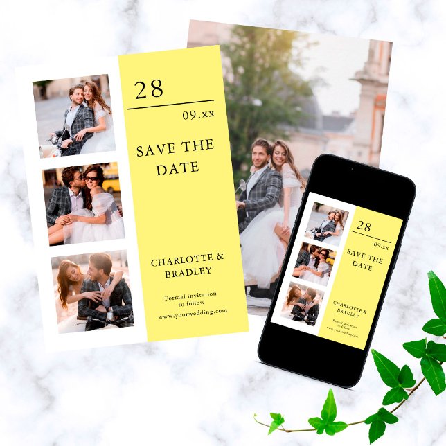 Simple Bröllop spara datum Photo Bild Spara Datumet (Skapare uppladdad)