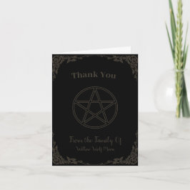 Simple Brown and Black Pagan Funeral Tack Kort
