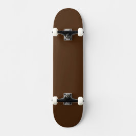 Simple Brown Authority® Mini Skateboard Bräda 18,5 Cm