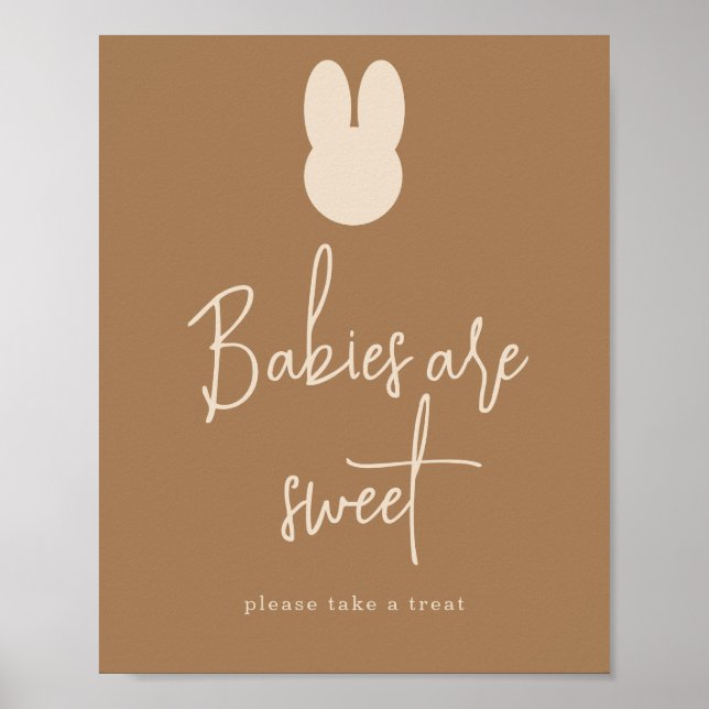 Simple Bunny Babies är söta Poster (Framsidan)