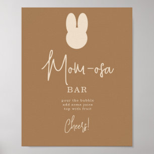 Simple Bunny mamma-osa pub Poster