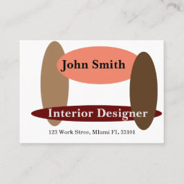 Simple business card visitkort