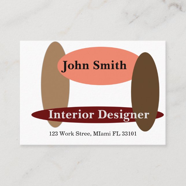 Simple business card visitkort (Framsida)