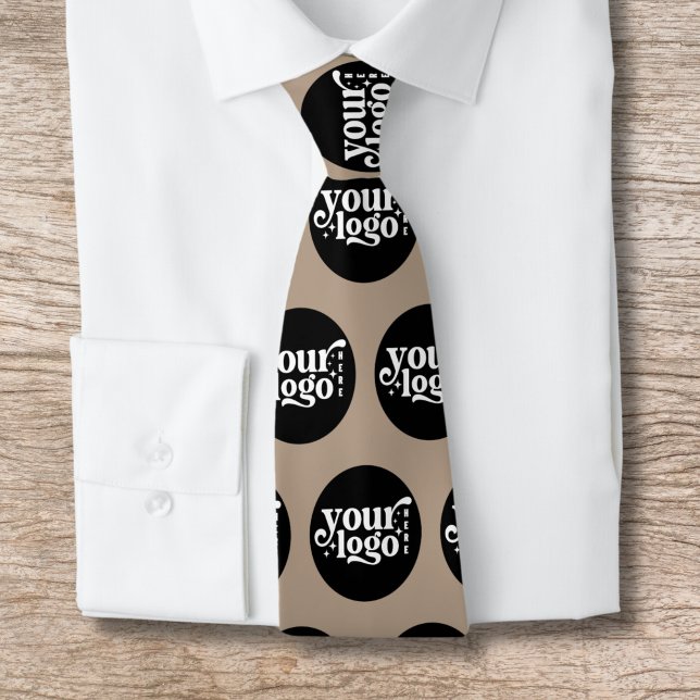 Simple Business Company Logotyp Neck Tie Slips (Simple Business Company Logo Neck Tie)