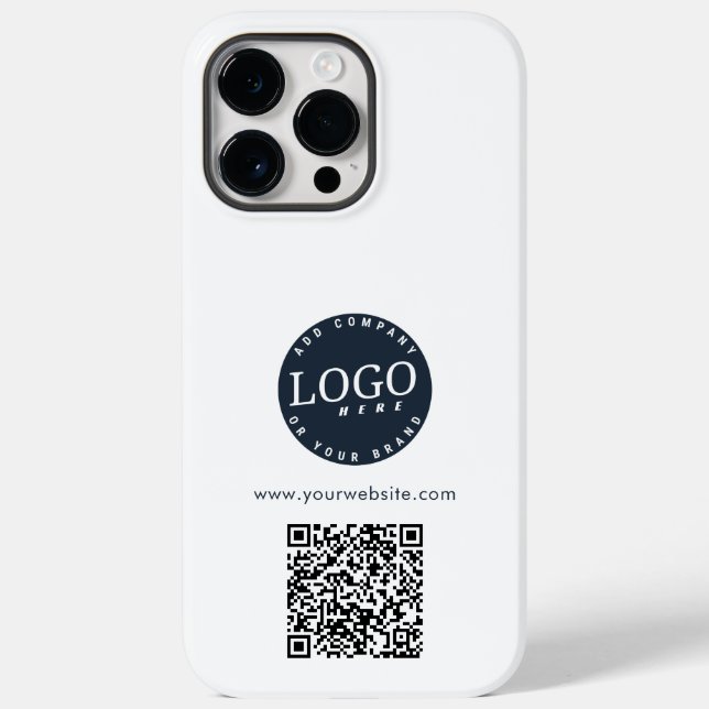 Simple Business Logo and QR Code Custom (Baksida)