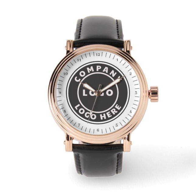 Simple Business Logo Corporate Promotional Swag Armbandsur (Framsida)