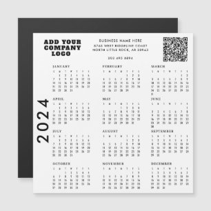 Simple Business Logotyp Company 2024 Calendar