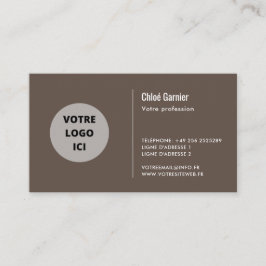 Simple Carte de visite Visitkort