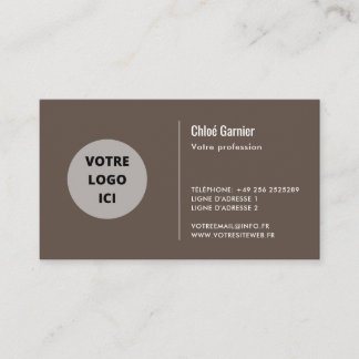 Simple Carte de visite Visitkort